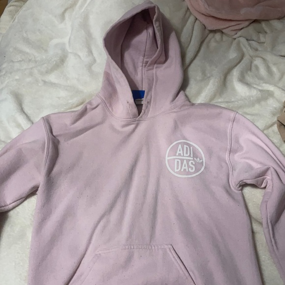 Small Adidas pink hoodie used - Picture 1 of 2